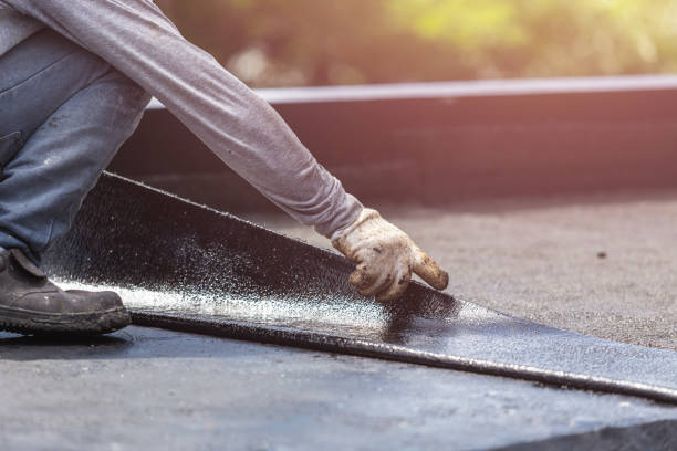 Professional Waterproofing technician working in Cleves, OH